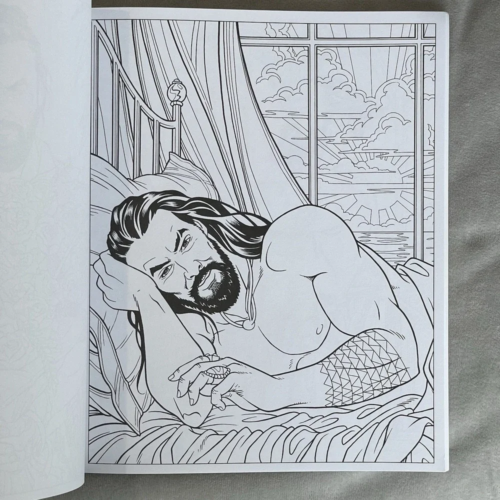 Jason Momoa‎ Coloring Book of Fantasies New Crush Color Dreamboat